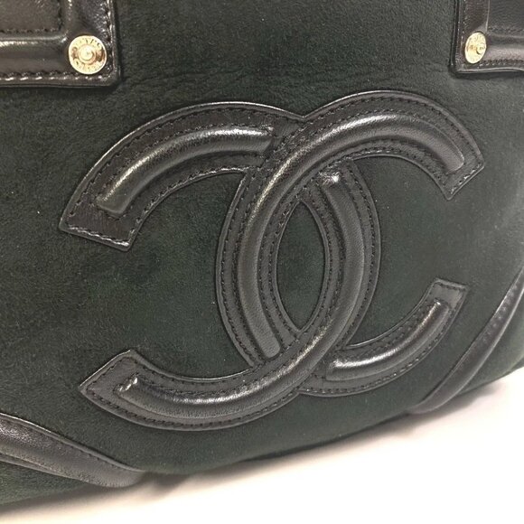 CHANEL Coco Cocoon Small Hand Bag Tote Bag Mouton / Leather Black - Picture 11 of 13